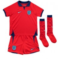 Fotballdrakt Barn England Harry Maguire #6 Bortedraktsett VM 2022 Kortermet (+ Korte bukser)